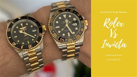 invicta vs rolex reviews|Rolex vs Invicta watches.